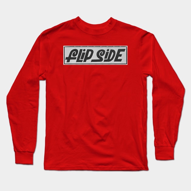 Flipside Fanzine Logo Long Sleeve T-Shirt by Hudley Flipside